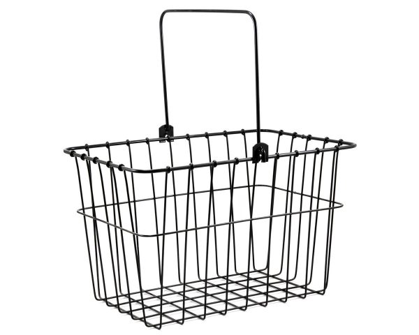 Wald 133 Standard Lift-Off Front Bike Basket (Black)