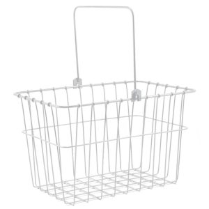 Wald 133 Standard Lift-Off Front Bike Basket (White)