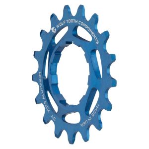 Wolf Tooth Components Single Speed Cog (Blue) (3/32") (Aluminum) (17T)