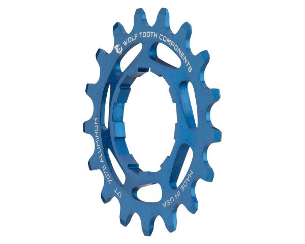 Wolf Tooth Components Single Speed Cog (Blue) (3/32") (Aluminum) (17T)