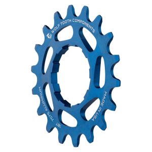 Wolf Tooth Components Single Speed Cog (Blue) (3/32") (Aluminum) (18T)