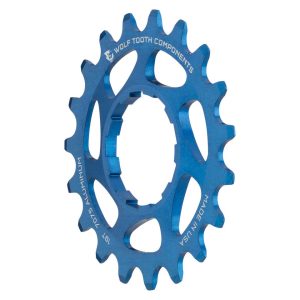 Wolf Tooth Components Single Speed Cog (Blue) (3/32") (Aluminum) (19T)