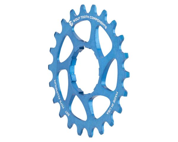 Wolf Tooth Components Single Speed Cog (Blue) (3/32") (Aluminum) (22T)