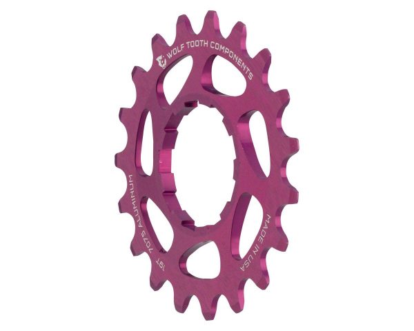 Wolf Tooth Components Single Speed Cog (Purple) (3/32") (Aluminum) (19T)