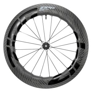 Zipp 858 NSW Disc Brake Road Wheels (Black) (Front) (12 x 100mm) (700c) (Centerlock) (Tubeless)