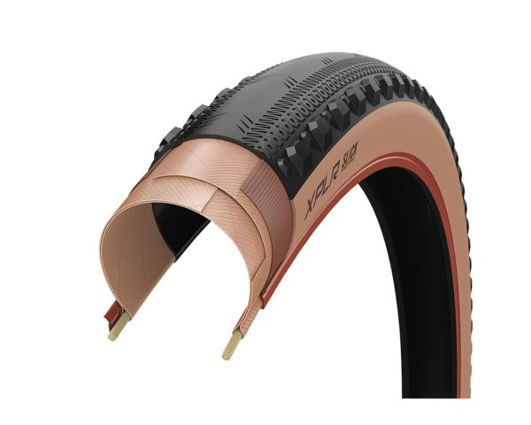 Zipp Goodyear XPLR Slick Tubeless Gravel Tire (Tan Wall) (700c) (40mm) (Folding) (Dynamic:UHP/M:Wall