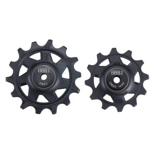 BBB BDP-07 RollerBoys Jockey Wheels 12+14T - Black / 12 Speed