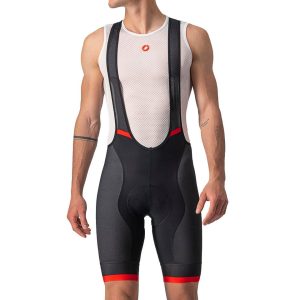 Castelli Competizione Kit Bib Shorts (Black/Red) (S)