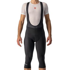 Castelli Entrata Thermal Bib Knickers (Black) (XL) (w/ Chamois)