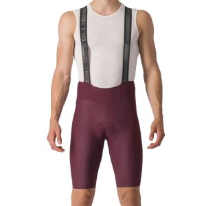 Castelli Espresso Bib Short - SS24 - Deep Bordeaux / 2XLarge