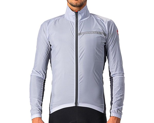 Castelli Men's Squadra Stretch Jacket (Silver Grey/Dark Grey) (M)