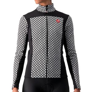 Castelli Sfida 2 Long Sleeve Jersey FZ (Black/White) (M)