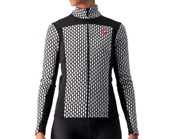 Castelli Sfida 2 Long Sleeve Jersey FZ (Black/White) (M)