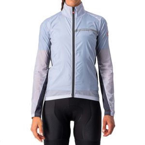 Castelli Squadra Stretch Women's Cycling Jacket - SS22 - Silver Grey / Dark Grey / XLarge