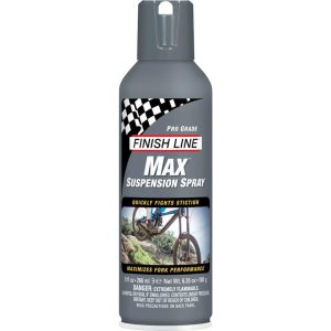 Finish Line Max Suspension Aerosol Spray (9oz) (For Forks, Shocks, & Droppers)