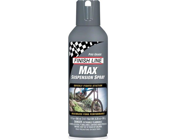 Finish Line Max Suspension Aerosol Spray (9oz) (For Forks, Shocks, & Droppers)