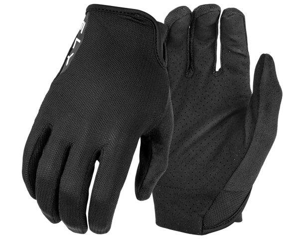 Fly Racing Mesh Long Finger Gloves (Black) (2XL)