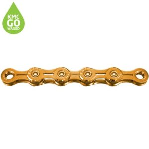 KMC X11EL Ti-N Gold Pre-waxed Chain - 11 Speed - Gold / 11 Speed / Waxed