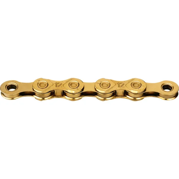 KMC X12 Ti-N Gold Waxed Chain 126L