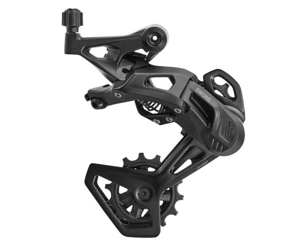 Microshift Sword Black 1x Rear Derailleur (Black) (9/10 Speed) (Medium Cage)