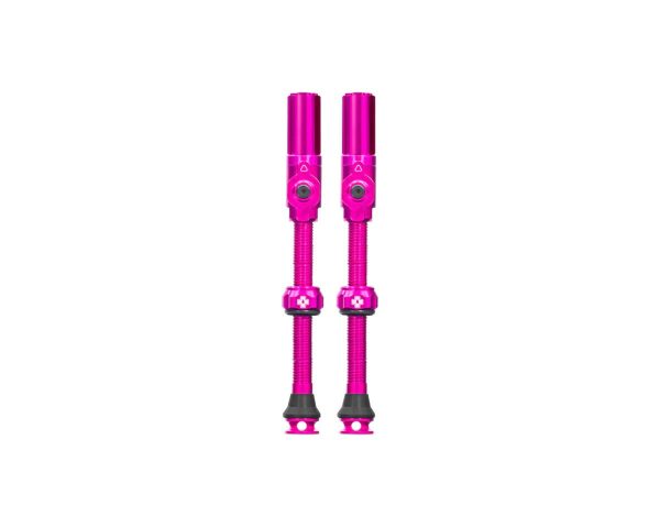 Muc-Off Big Bore Hybrid Tubeless Valves (Pink) (Pair) (Large) (45mm)