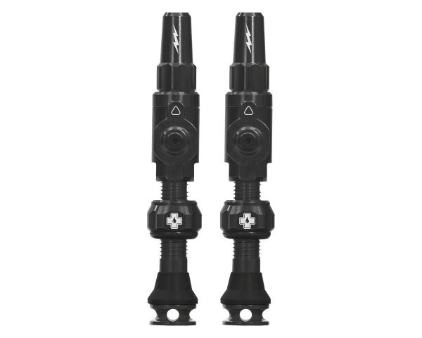 Muc-Off Big Bore Lite Tubeless Valves (Black) (Pair) (Medium) (35mm)