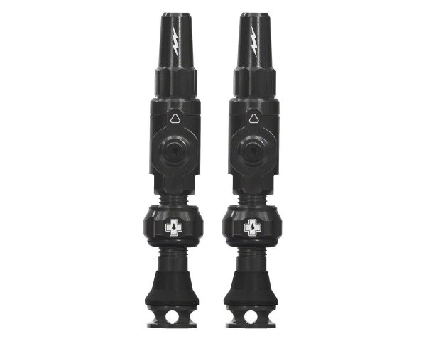 Muc-Off Big Bore Lite Tubeless Valves (Black) (Pair) (Small) (30mm)