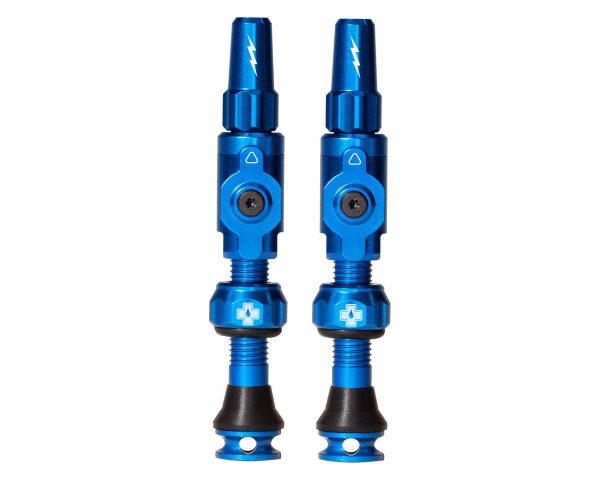 Muc-Off Big Bore Lite Tubeless Valves (Blue) (Medium) (35mm)