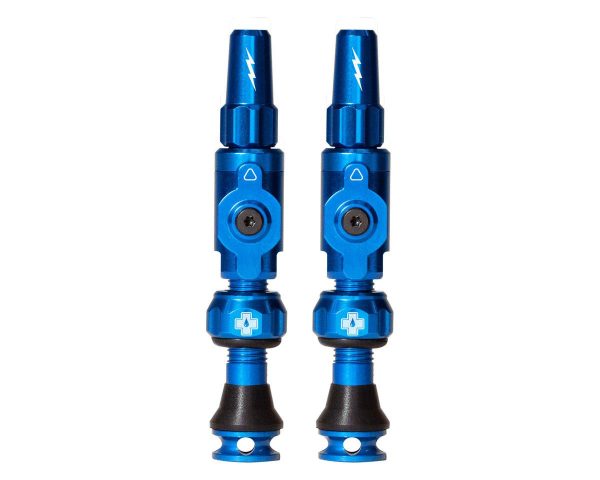 Muc-Off Big Bore Lite Tubeless Valves (Blue) (Small) (30mm)