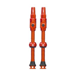 Muc-Off Big Bore Lite Tubeless Valves (Orange) (Pair) (Large) (45mm)