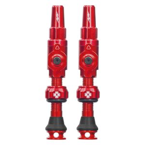 Muc-Off Big Bore Lite Tubeless Valves (Red) (Pair) (Medium) (35mm)