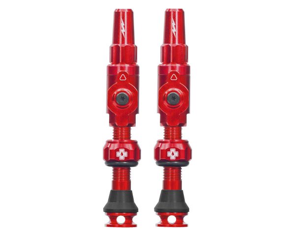 Muc-Off Big Bore Lite Tubeless Valves (Red) (Pair) (Medium) (35mm)