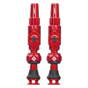 Muc-Off Big Bore Lite Tubeless Valves (Red) (Pair) (Small) (30mm)