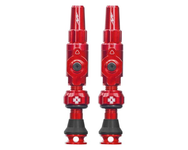 Muc-Off Big Bore Lite Tubeless Valves (Red) (Pair) (Small) (30mm)