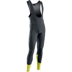 Northwave Active Colourway Bib Tights - Anthracite / Yellow Fluro / 2XLarge