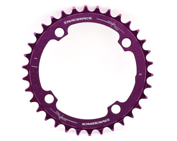 Race Face Narrow-Wide Chainring (Purple) (1 x 9-12 Speed) (104mm BCD) (Single) (34T)