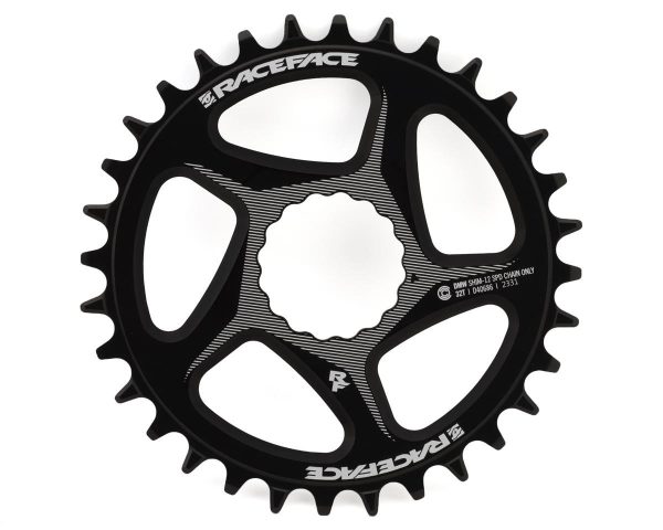 Race Face Narrow-Wide Cinch Direct Mount Chainring (Black) (Shimano 12 Speed) (Single) (32T) (Alumin