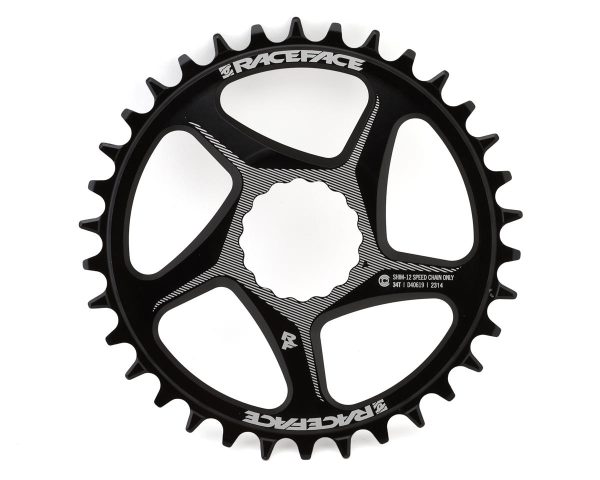 Race Face Narrow-Wide Cinch Direct Mount Chainring (Black) (Shimano 12 Speed) (Single) (34T) (Alumin