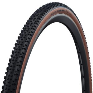 Schwalbe X-One Allround RaceGuard TLE Folding Gravel Tyre - 700c - Black / Tan / 700c / 33mm / Folding