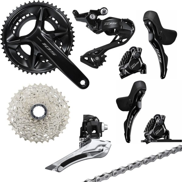 Shimano 105 R7100 12 Speed Mechanical Disc Groupset