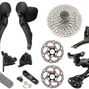 Shimano GRX RX610 Gravel Groupset (Black) (2 x 12 Speed) (11-36T)