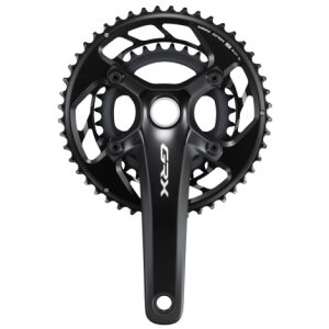 Shimano GRX RX820 Gravel Chainset - 2x12 Speed - Black / 31/48 / 172.5mm / 2x12