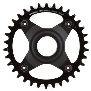 Shimano Steps E-MTB Direct Mount Chainring (Black) (1 x 12 Speed) (Single) (55mm Chainline) (34T)