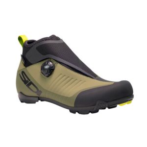 Sidi Hiemx Winter SPD MTB Cycling Shoes - Black / Green Olive / EU42