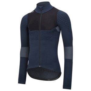 Spatz Heatr2 Long Sleeve Cycling Jersey - Navy / Medium / Large