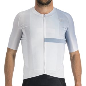 Sportful Bomber Short Sleeve Cycling Jersey - Ice Grey / Ash Grey / Small