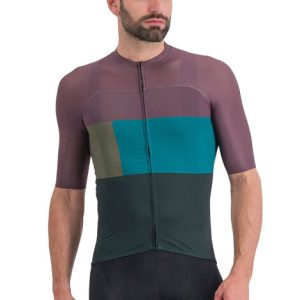 Sportful Snap Short Sleeve Cycling Jersey - Scarab / Huckleberry / Small