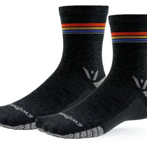 Swiftwick Flite XT Trail Five (Coal Sunset Stripe) (M)