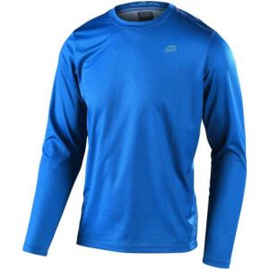 Troy Lee Designs Flowline Long Sleeve Cycling Jersey - Slate Blue / Small