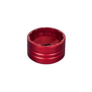 Unior 1671 BSA30 Aluminum Bottom Bracket Socket Tool (Red) (12 Notches) (1/2" Drive)